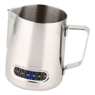Jarra De Café 600 Ml De Acero Inoxidable Espumar Leche Con Jarra De Café 600 Ml De Acero Inoxidable Espumar Leche Con