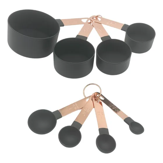 Juego De Cucharas Medidoras De Acero Inoxidable