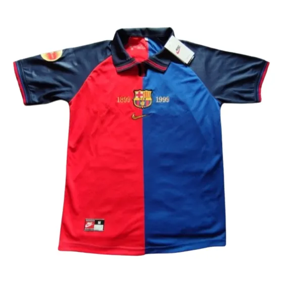 Camisa De Futbol Retro Fc Barcelona Centenario.