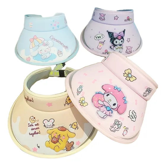 Viseras Playeras Kawaii Gorro Protector Solar Para Niños