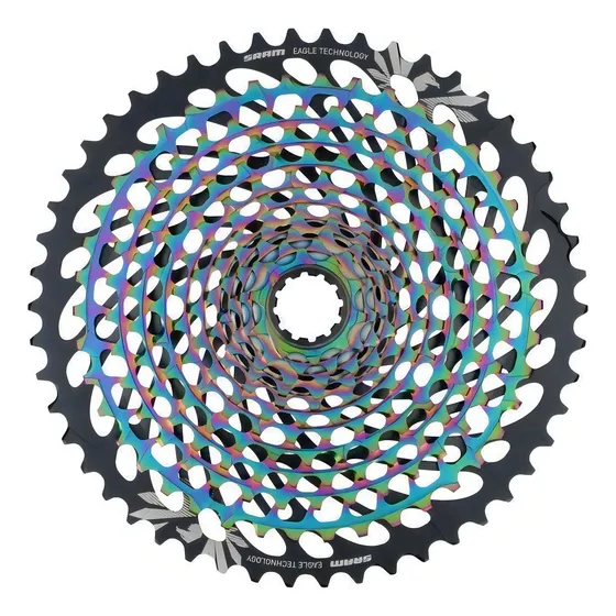 Cassete Sram Xx1 Axs Mod Xg1299 Eagle 10 50 12 Vel Rainbow Cor Preto