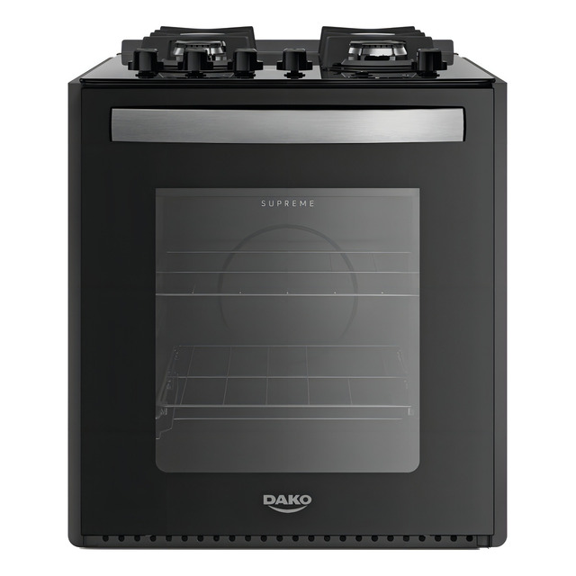 Fogão 4 Bocas De Embutir Preto Com Mesa De Vidro Dako Supreme Bivolt 127/220v Fogão 4 Bocas De Embutir Preto Com Mesa De Vidro Dako Supreme Bivolt 127/220v
