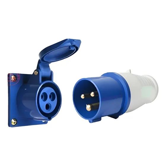 Conector Industrial H/m De 16a 3 Pines Centro De Carga