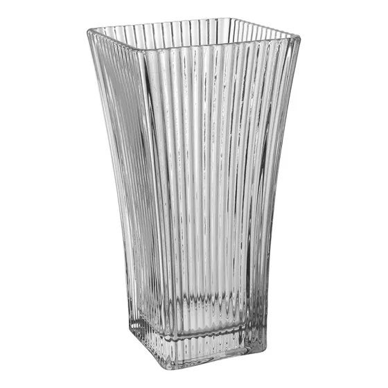 Vaso Decorativo Enfeite Casa Retangular Home&co Vidro 29x15