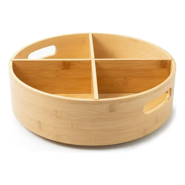 Organizador Giratorio De Bambú Member's Tipo Lazy Susan