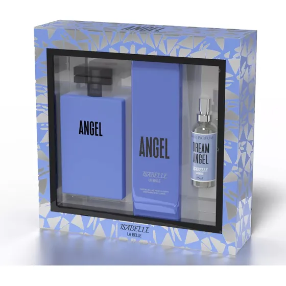 Corporal Angel Mugler 200ml + Perfume Angel Mugler 100ml Linha, Isabelle Labelle Presente Perfeito, Perfume De Cabelo. Volume Da Unidade 200 Fl Oz