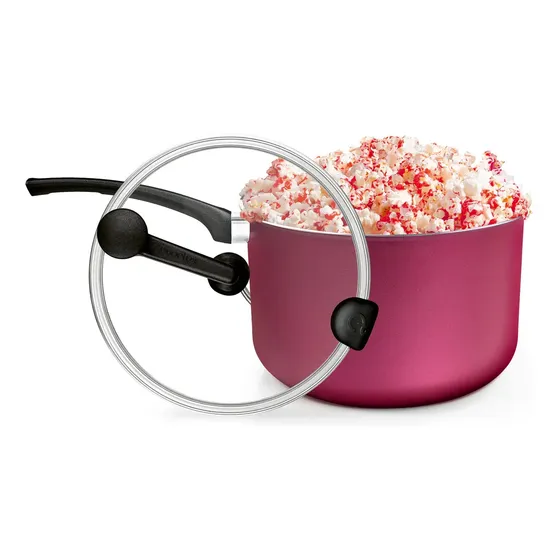 Olla De Cabritas Palomitas Panelux 3.5 Litros Antiadherente Cereza