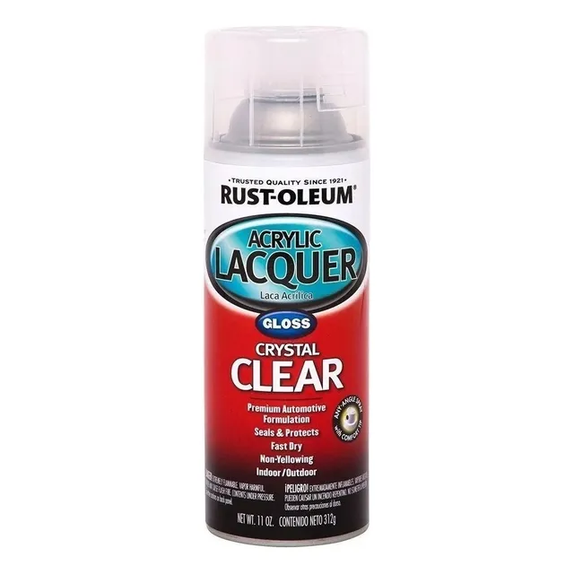 Aerosol Laca Acrílica Transparente Automotive Rust Oleum Acabado Brillante