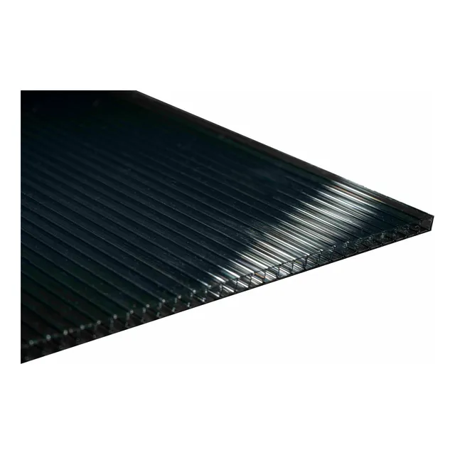 Lámina De Policarbonato Celular Gris De 183 X 610 Cm En 6 Mm