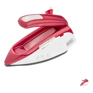 Ferro Passar Vermelho PortĂĄtil Viagem Black+decker Casa Mala Ferro Passar Vermelho PortĂĄtil Viagem Black+decker Casa Mala