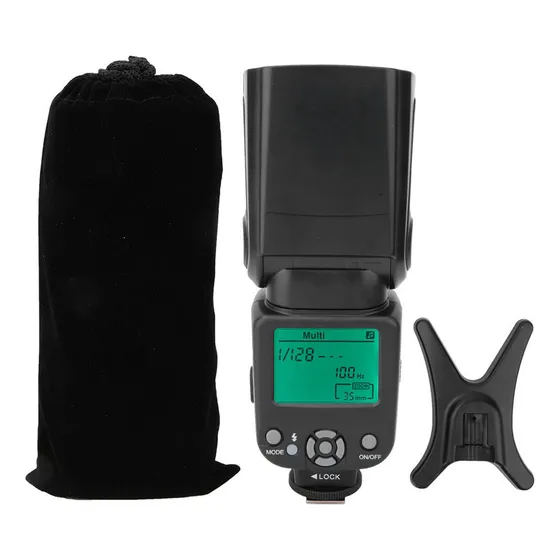 Flash Externo Speedlite Triopo Tr-950 Professional Ligado