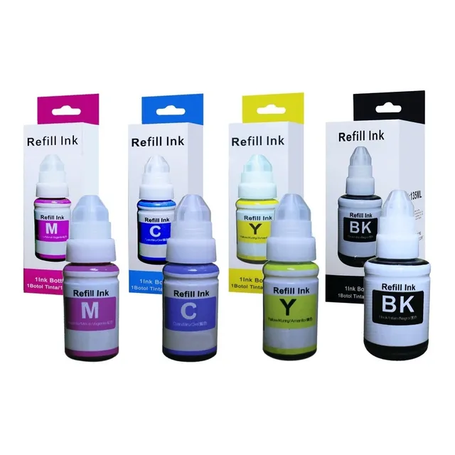 Tinta Genérica G190 Refill 4x135ml Para Impresora Canon