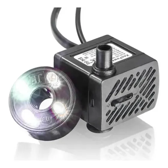 Motor Bomba Para Fuentes De Agua Y Luz Moo 60cm