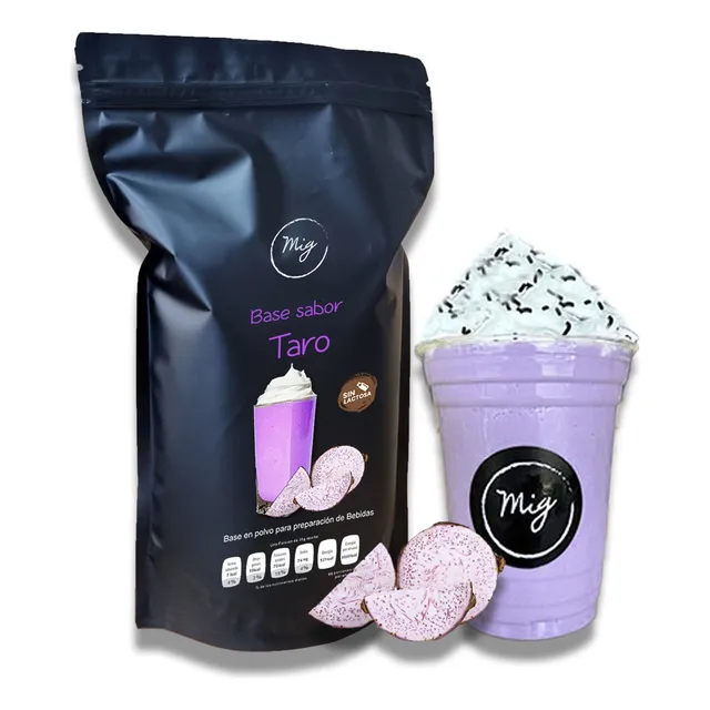 Base Frappé Sabor Taro 1 Kg Bebida (insumos Para Cafetería)