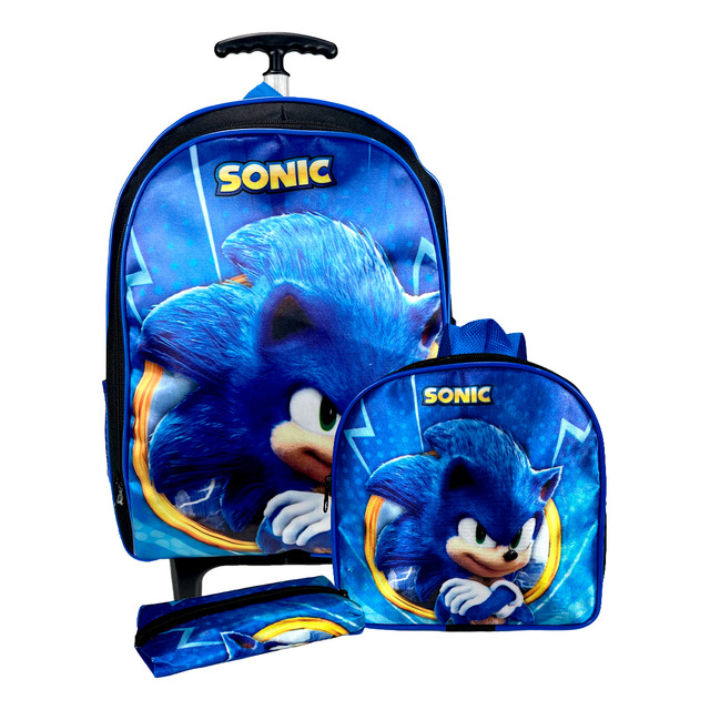 Mochila Infantil Rodinha Masculina Kit Voltas Aulas Escolar Mochila Infantil Rodinha Masculina Kit Voltas Aulas Escolar