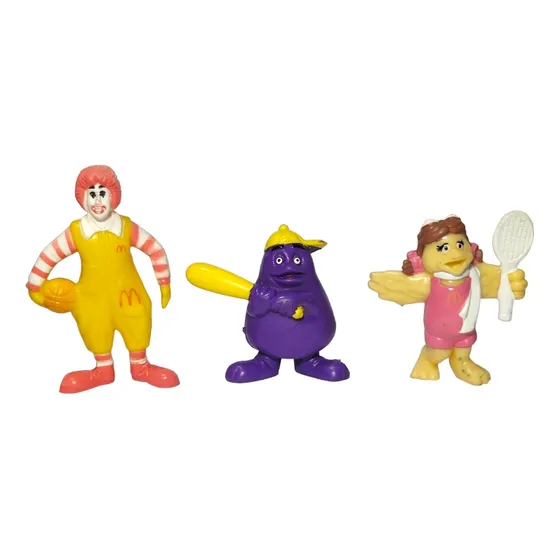 Boneco Mcdonald's, Ronald, Birdie E Shake - 1995 (lote 1)