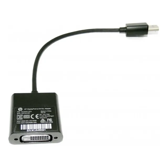 Adaptador Displayport A Dvi Nuevo Hp Amplio Stock