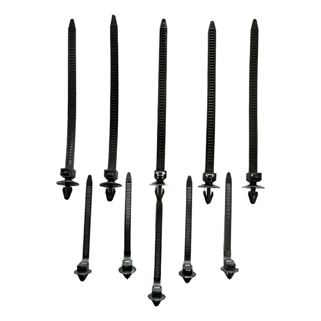 Tirrap Tipo Clips Sujetador Cable Tuberías Automotriz