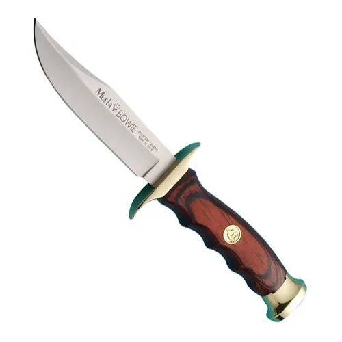 Cuchillo Muela Para Caceria Bowie Bw10 Color Cafe