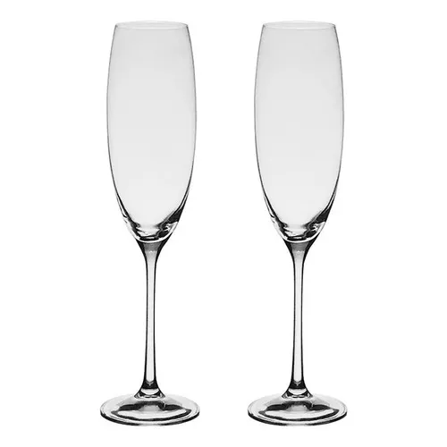 Set de 2 copas de champán de cristal de 230 ml Grandioso Bohemia
