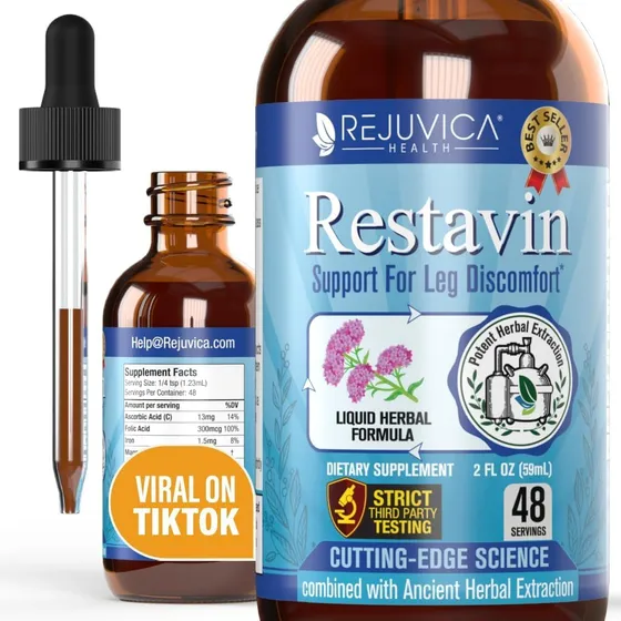 Restavin Suplemento Líquido Avanzado Para Piernas 2 Fl Oz