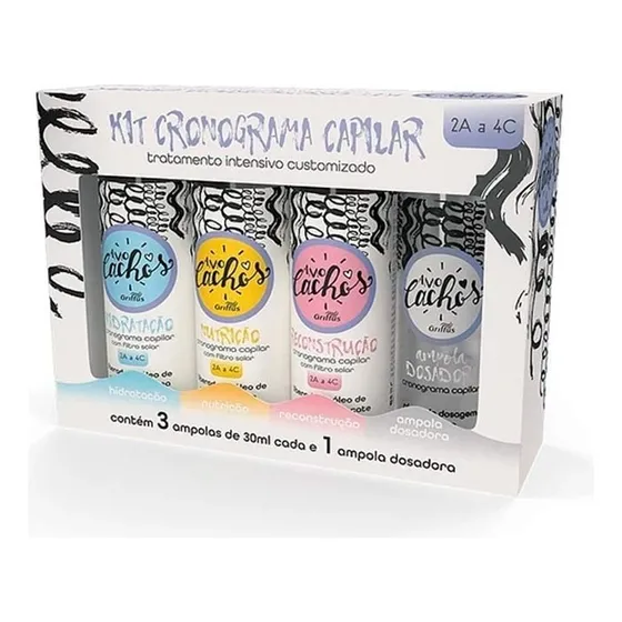 Kit Cronograma De Recuperación Capilar Griffus 30ml