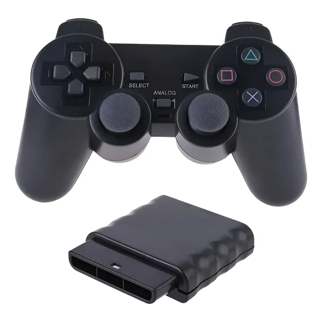 Controle Para Ps1 Ps2 Joystick Sem Fio Plug And Play