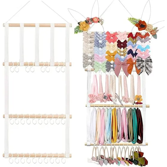 Organizador De Lazos, Diademas Moños Para Bebés Y Niñas