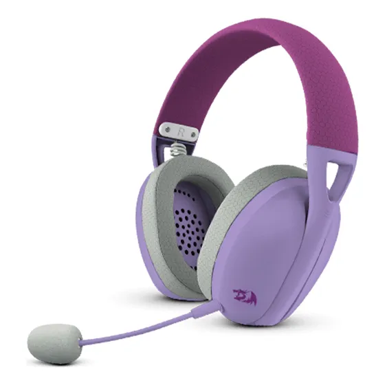 Audífonos Gamer Redragon H848 Ire Pro Bluetooth Morado Color Violeta