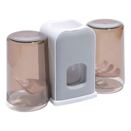 Porta Cepillo Dental Con Dispensador De Crema