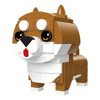 Bloques De Construcción Shiba Inu, Lindos Modelos De Animale Bloques De Construcción Shiba Inu, Lindos Modelos De Animale