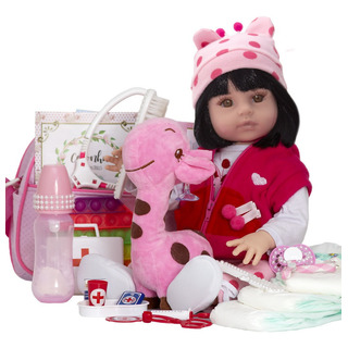Bebê Adora 100% De Silicone Com Bolsa Maternidade D Princesa Bebê Adora 100% De Silicone Com Bolsa Maternidade D Princesa