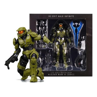 S+ Figura De Acción Re:edit Halo Master Chief Mjolnir Mark S+ Figura De Acción Re:edit Halo Master Chief Mjolnir Mark