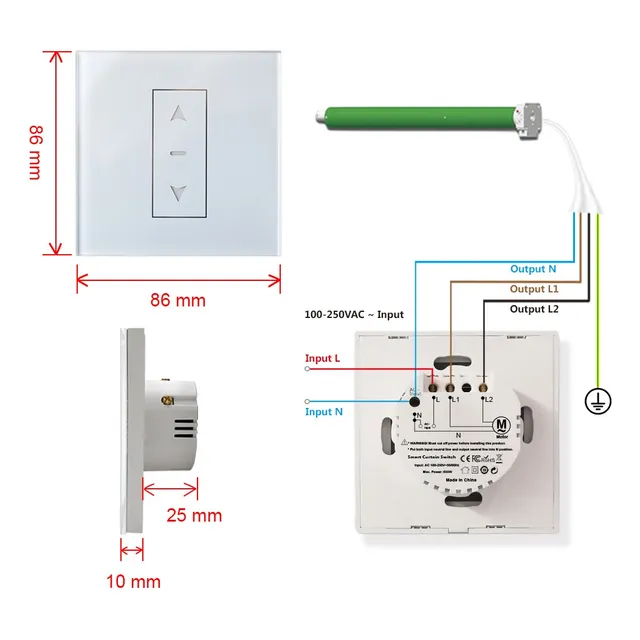 Interruptor Wifi Y Para Shutters