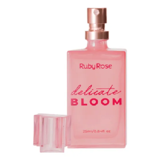 Colônia Ruby Rose Delicate Bloom Floral Frutal 25ml
