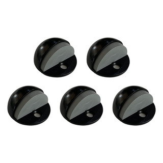 Protector De Pared Para Puerta Negro Mate 5 Unidades Protector De Pared Para Puerta Negro Mate 5 Unidades
