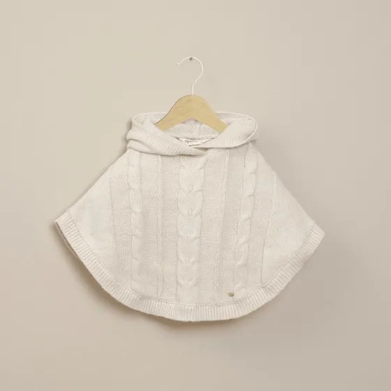 Poncho Colección Bebés Beige Opaline