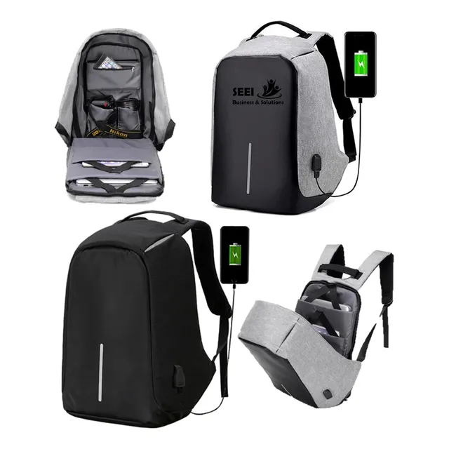 Mochilas Antihurto Impermeable Puerto Usb Servicios Varios