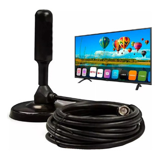 Antena Para Tv Digital Hd Alta Definicion Interior Exterior Negro Antena Para Tv Digital Hd Alta Definicion Interior Exterior Negro