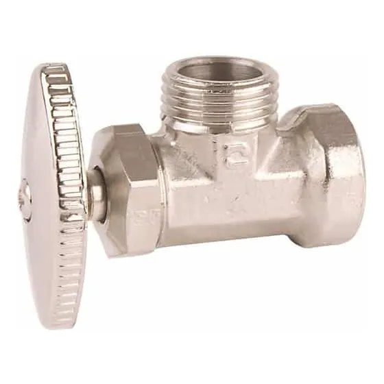 Válvula Angular Para Agua Rosca Hembra Npt 1/2  Nacobre