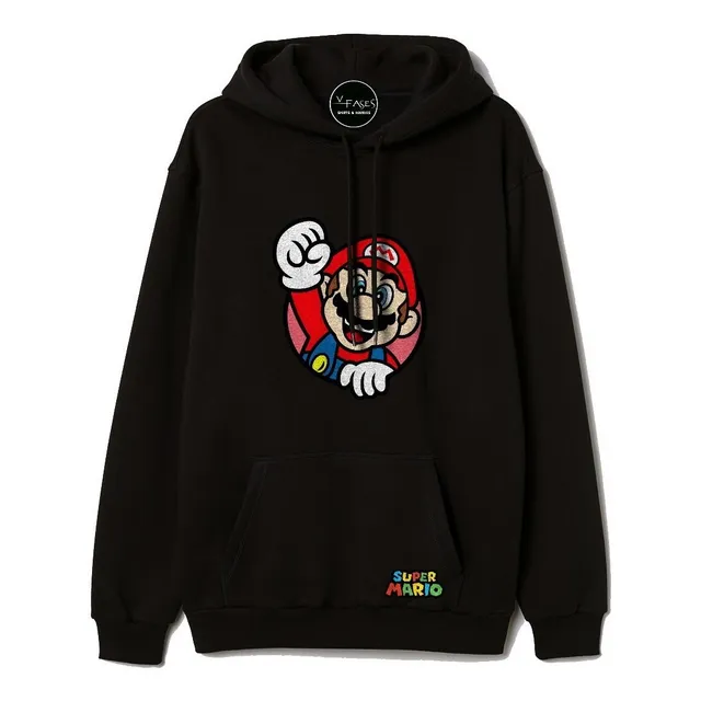 Buzo Saco Con Capota Super Mario Bross Nintend Buso Hoodie M