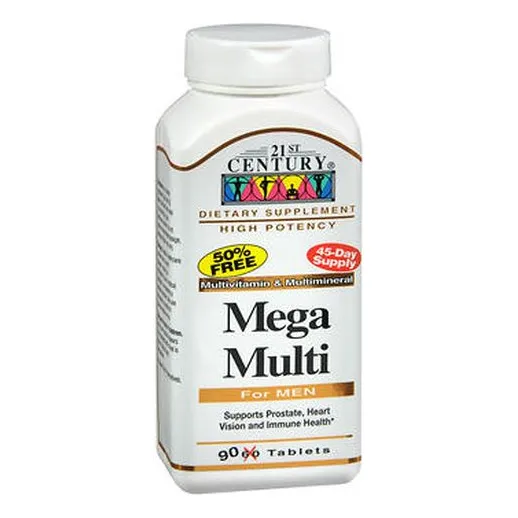 Vitamin 21st Century Mega Multi Para Hombres, 90 Comprimidos
