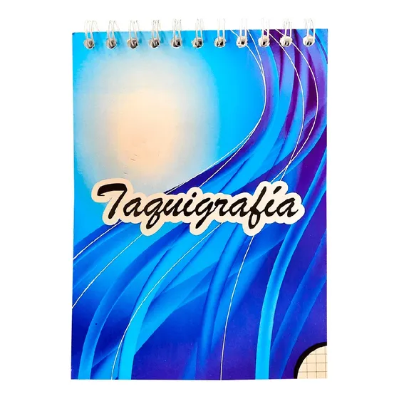 Libreta Espiral Taquigrafía 100hjs Cuadros
