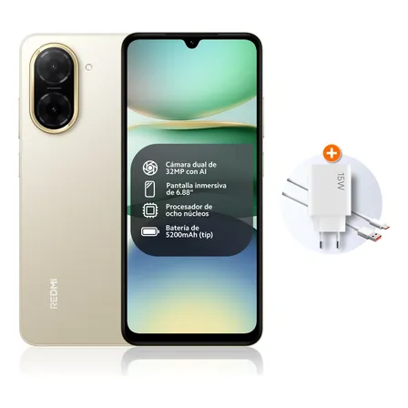 Celular Xiaomi Redmi A5 4gb Ram + 128gb Rom Dorado
