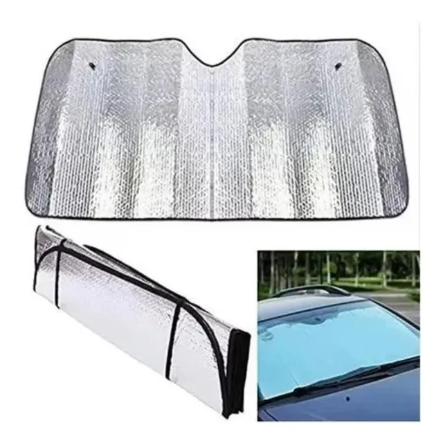 Protector Solar Parabrisa Sombrilla Tapa Sol Auto 130x60 Cm