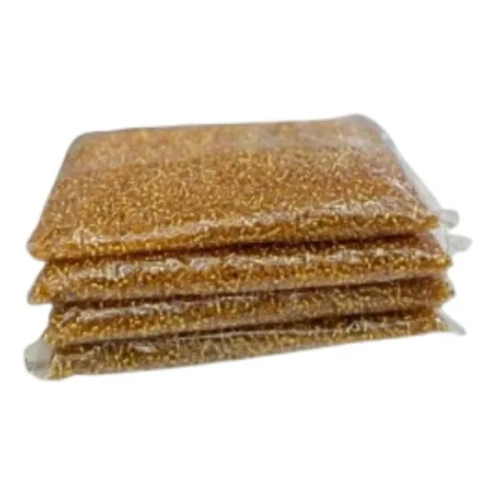 Medio Kilo Mostacillas Por Mayor Para Pulseras 2mm Dorado