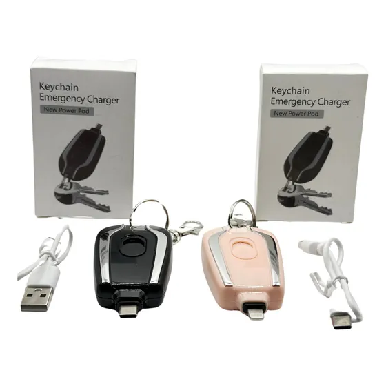 Llavero Cargador Mini Power Bank 1500mah Salida Cd 5v/1a