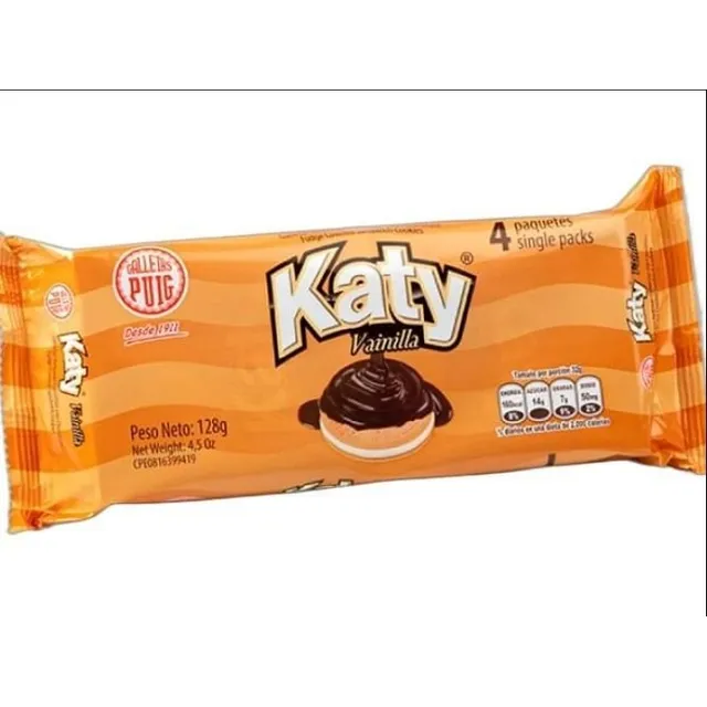Galletas Katy Puig Cubiertas Con Chocolateunidad(trae 4)