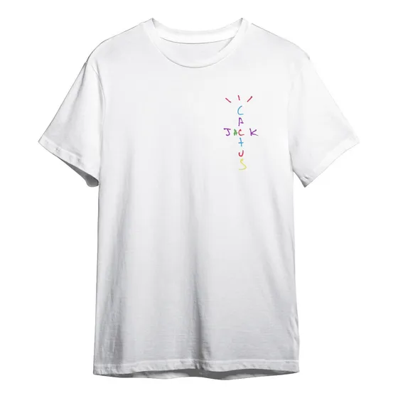 Camiseta Cactus Jack Travis Scott Rapper Americano Unissex