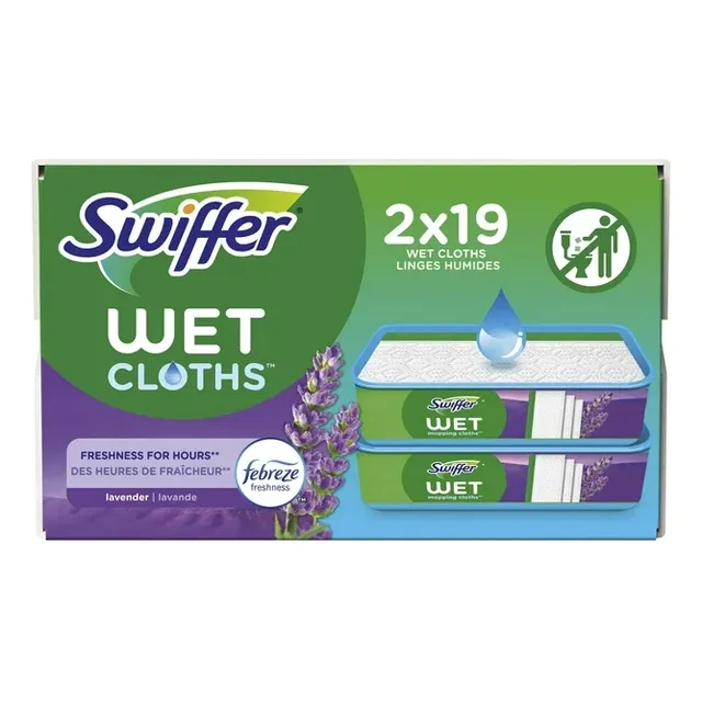 Swiffer 2 Pack De 19 Almohadillas Con Olor A Lavanda
